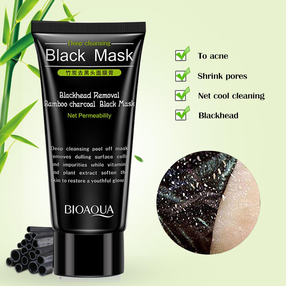 Blackhead Removal Bamboo Charcoal Black Facial Mask